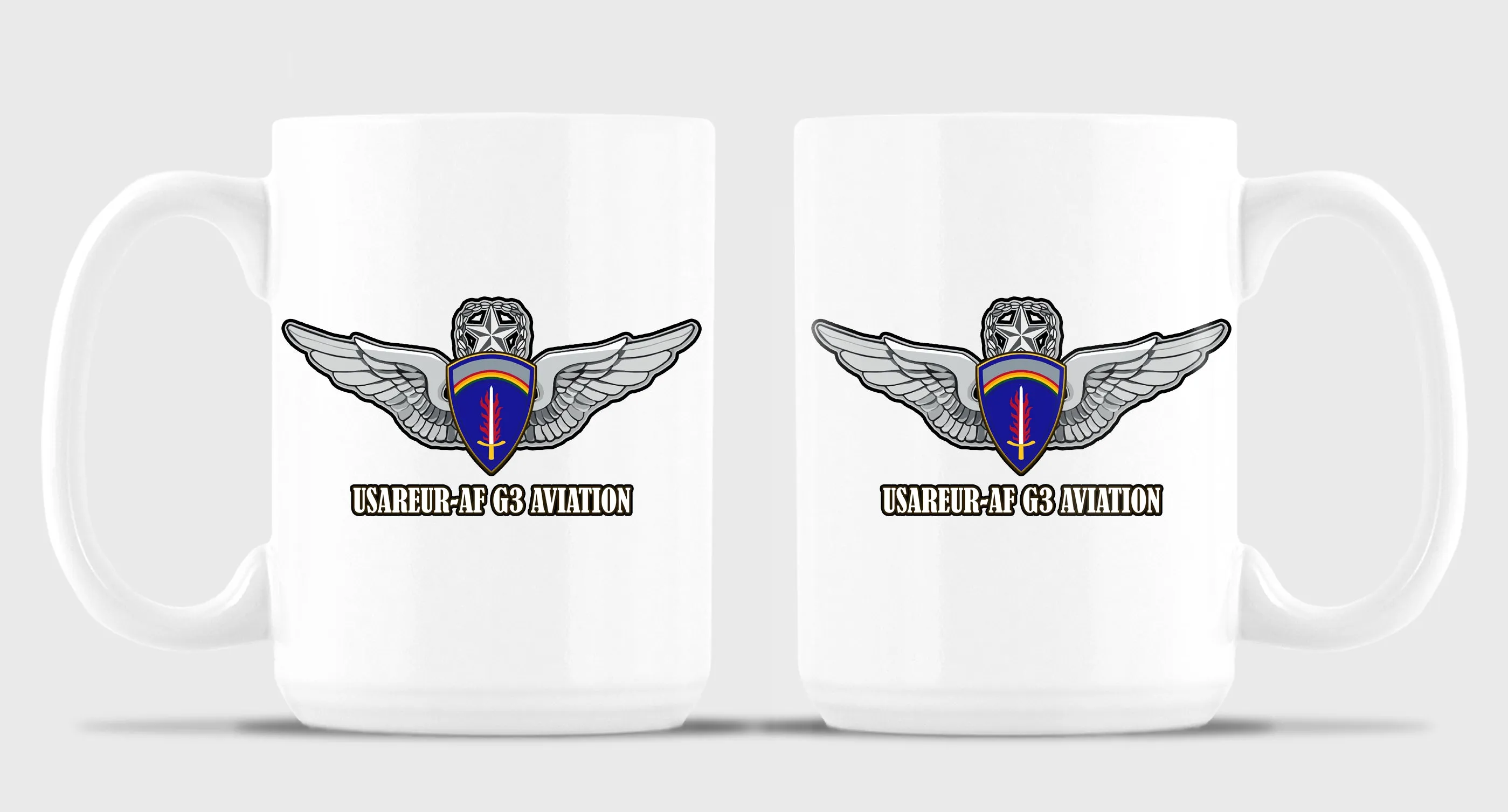 15 oz Coffee Mug- All White or White with Black Trim
