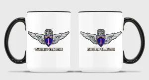 15 oz Coffee Mug- All White or White with Black Trim