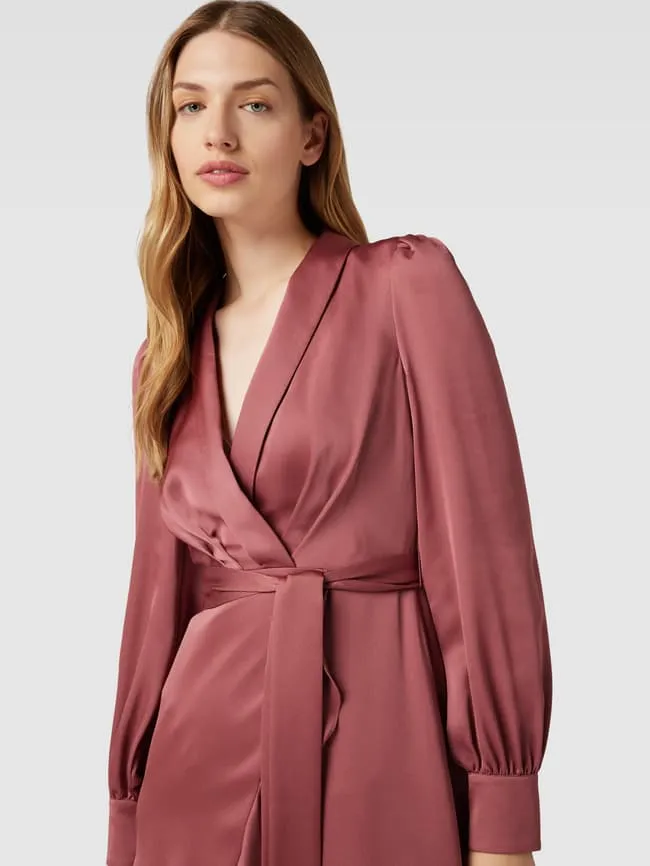 Jake*s Cocktail V-Neck Cocktail Dress, Rust Red